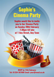 movie themed party invitations