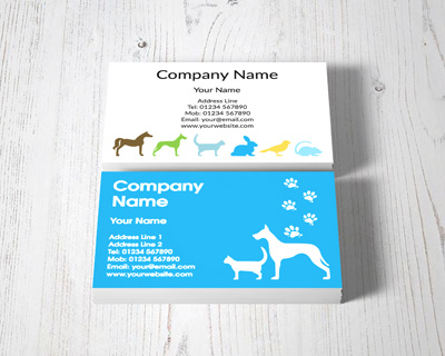 animal business cards