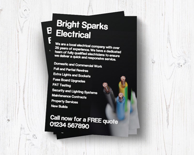 electrician leaflets