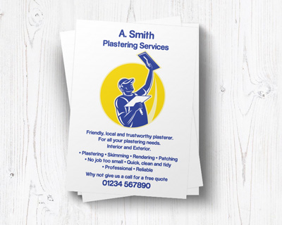 plastering leaflets