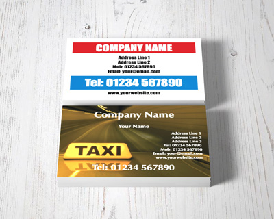 taxi business cards