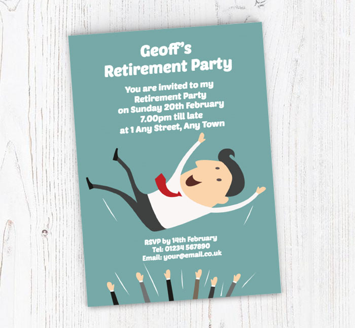 Office Retirement Party Invitations | Personalise Online Plus Free ...