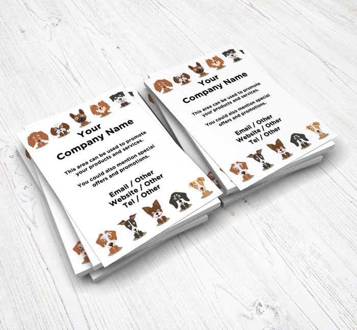 Dogs Flyers | Personalise Online Plus Free Delivery Available | Putty Print